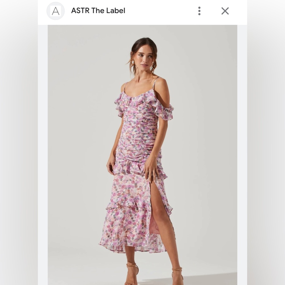 DAISY DELL RUFFLE MIDI DRESS